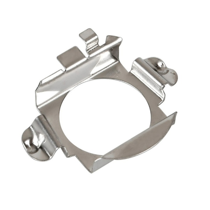 Adaptor prindere bec Lampa pentru Mercedes B-Class/C-CLass/GLA/ML, LED/Halogen, H7, Argintiu