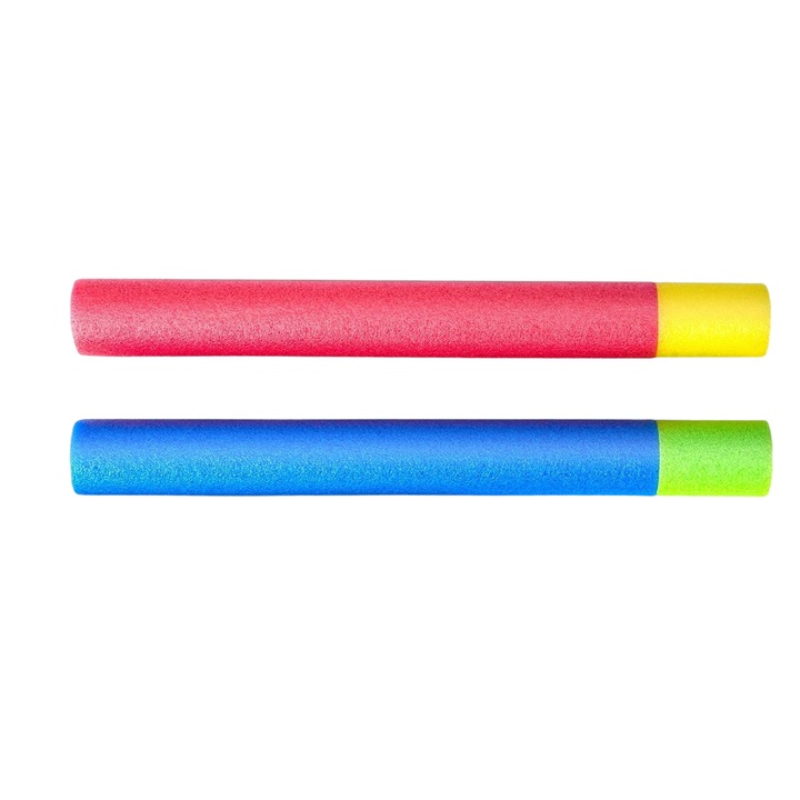 Set 2 Pistoale cu Apa, din Spuma, Raza de Actiune 8 m, Lungime 45 cm, Rosu Albastru, Utility One