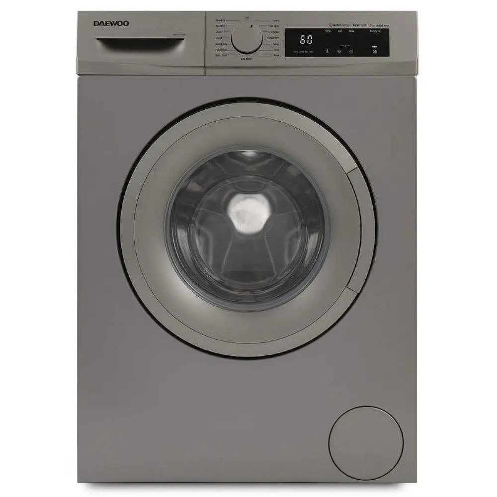 Masina de spalat rufe Daewoo WM710T0SU0BG, 1000 rpm, 7kg, 15 programe, Clasa D, Silver