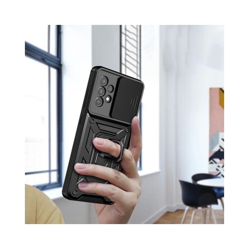 Husa Spate Tech Protect Camshield Pentru Samsung Galaxy A33 5g, Negru