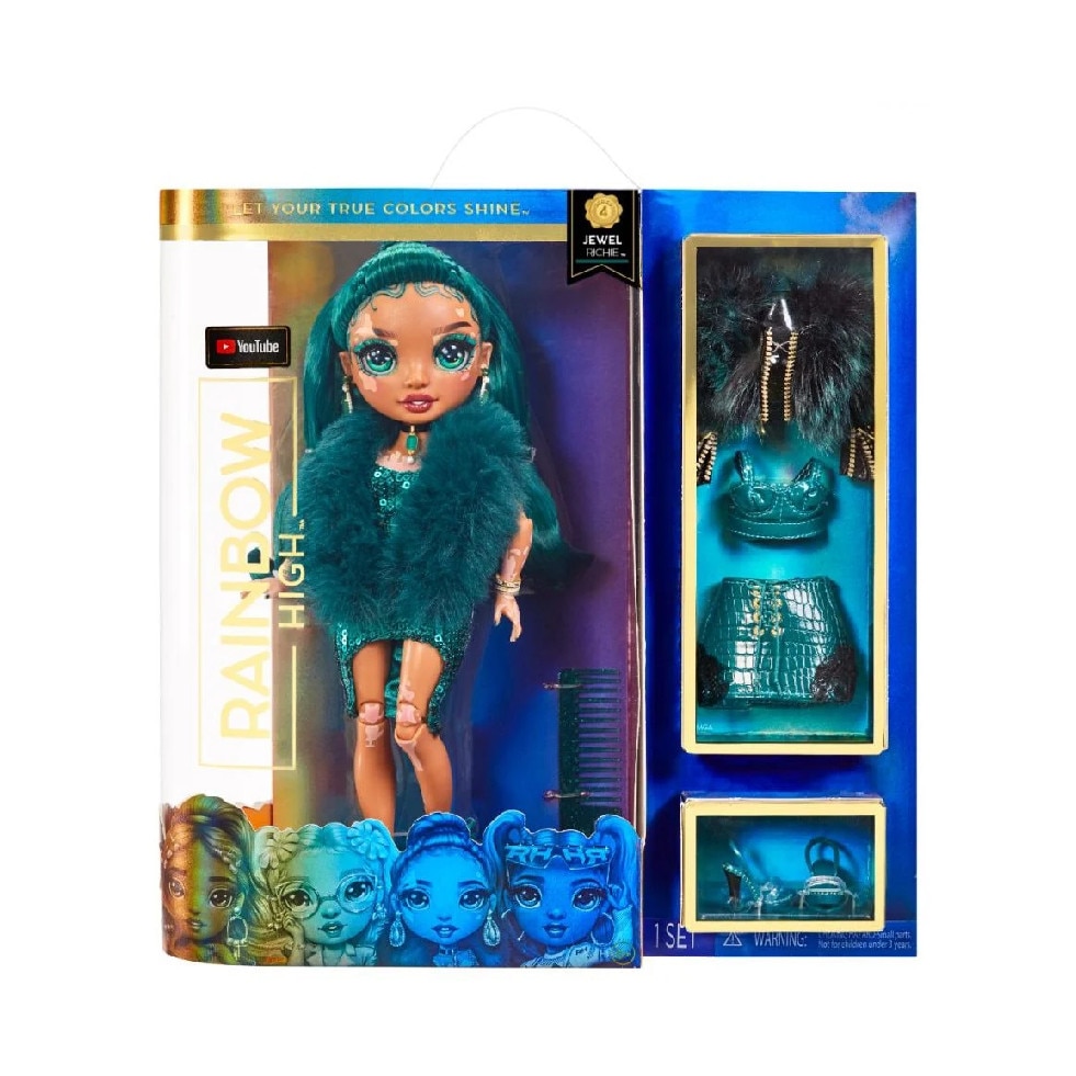 Papusa Rainbow High Fashion Doll, S4, Jewel Richie, 28cm - eMAG.ro