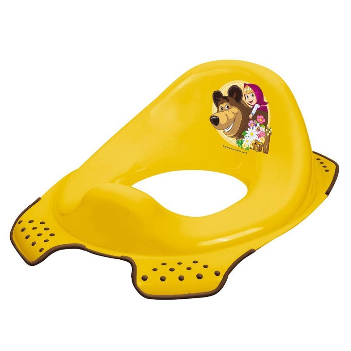 Reductor anatomic toaleta, Disney, Masha and the Bear, Yellow