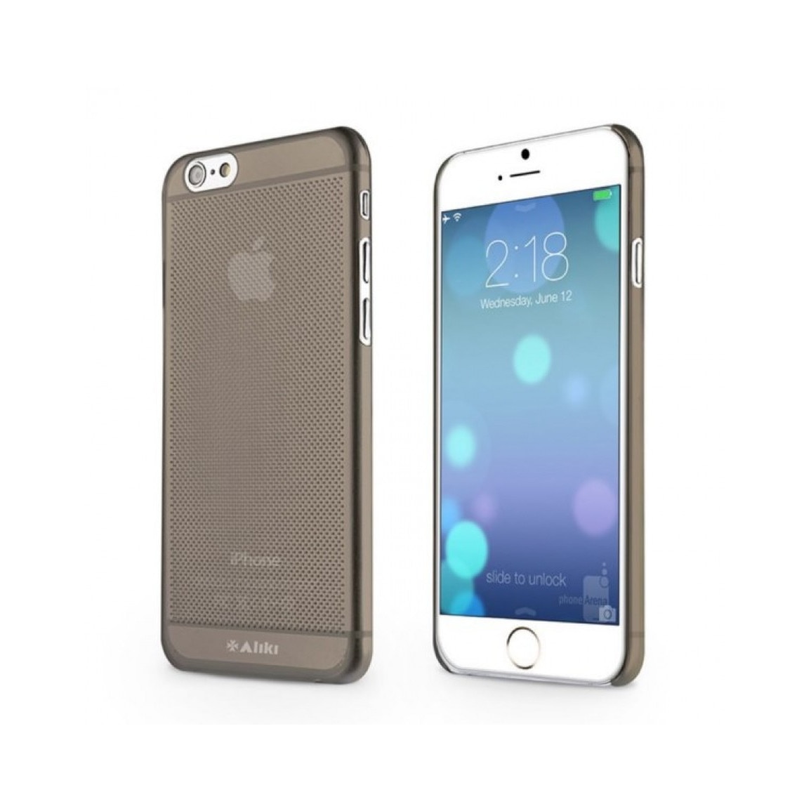 Carcasa protectie spate tip mesh din gel TPU pentru iPhone 6 Plus / 6S Plus 5.5