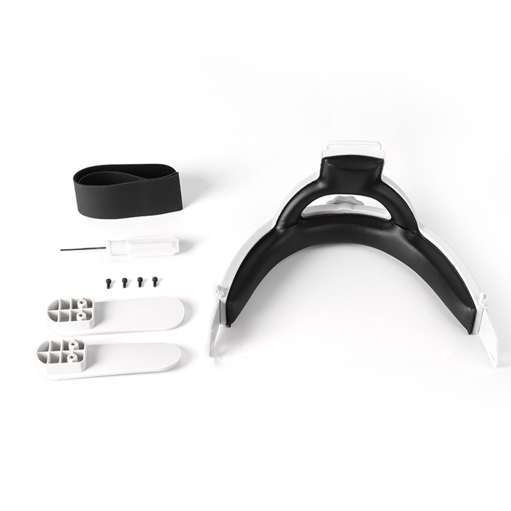 Set protectie ochelari VR, Compatibil cu Oculus Quest 2, Negru/Alb