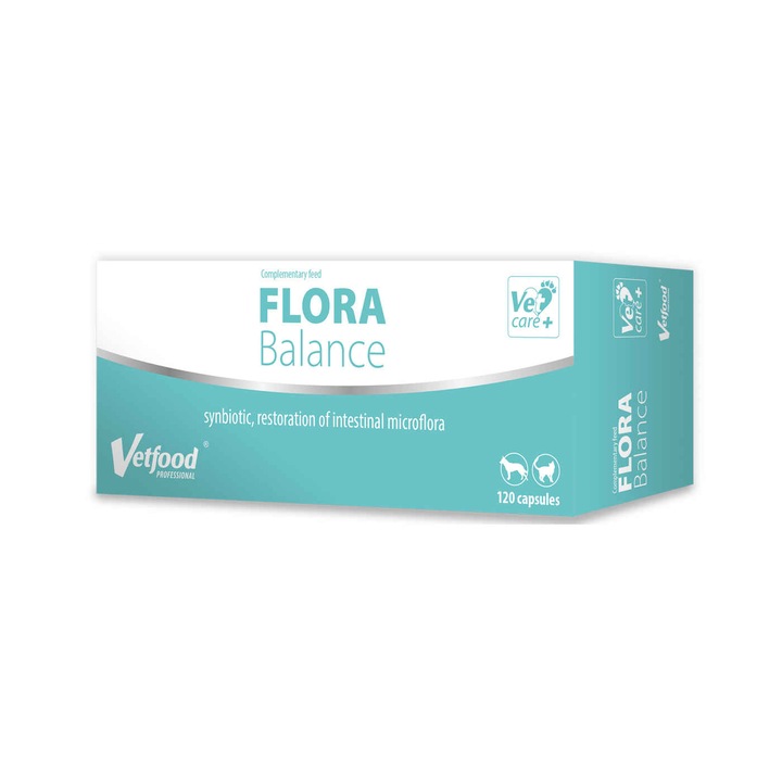Supliment Flora Balance, Vetfood, 120 capsule
