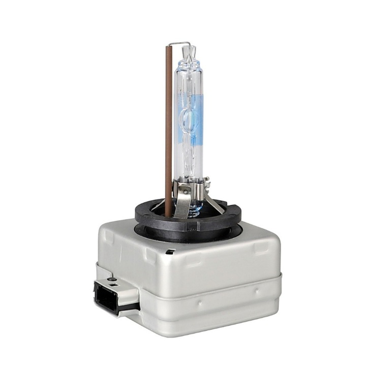 Set 2 x becuri auto Powertec Super White, M-Tech, D1S, 34 W, 5000 K, Transparent