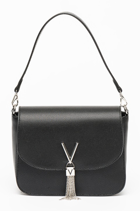 Valentino Bags, Divina keresztpántos műbőr táska, Fekete