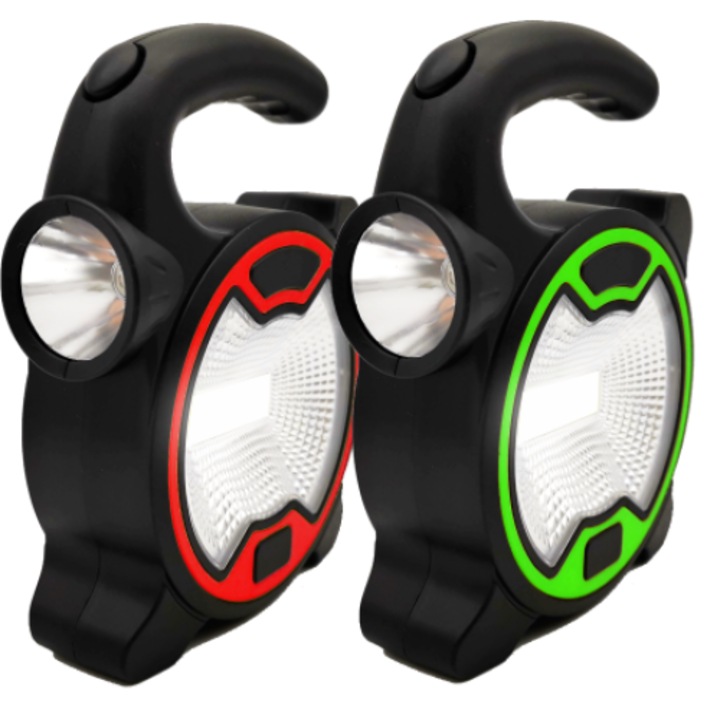 Set 2 mini lanterne LED cu baterii, Uniross