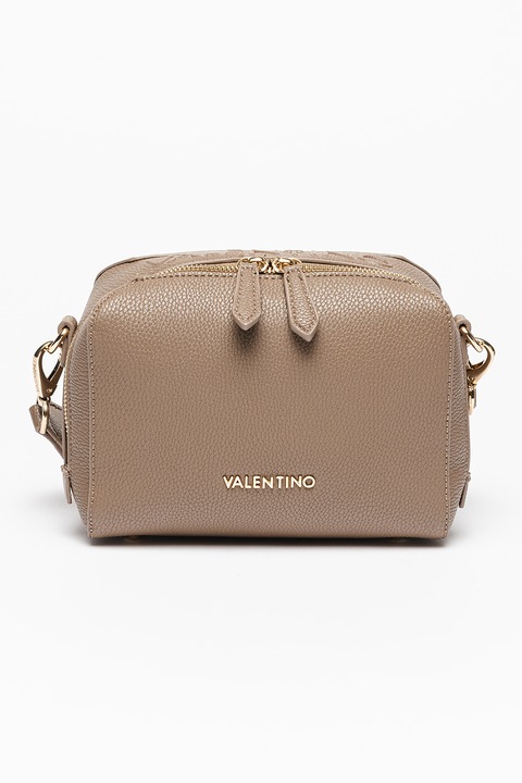 Valentino Bags, Чанта през рамо Pattie с цип, Сиво-кафяв