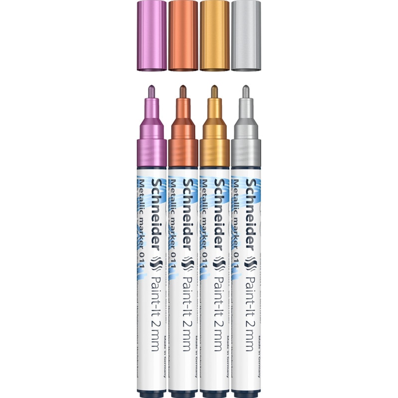 Marcador Acrilico Schneider®️ Paint-It 310 2 Mm 6 Colores Básicos