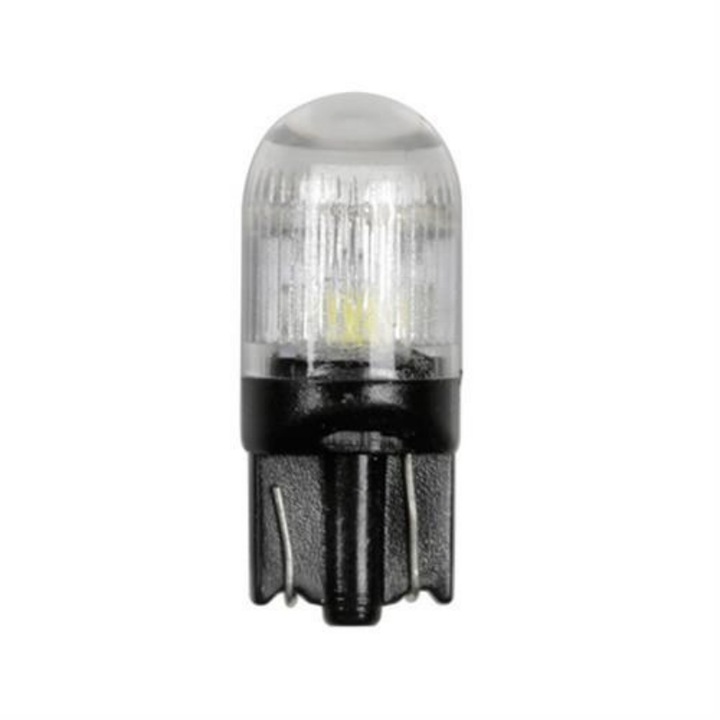 Set 2 becuri auto Lampa, LED, T10, W2.1x9.5d, 12V, Alb