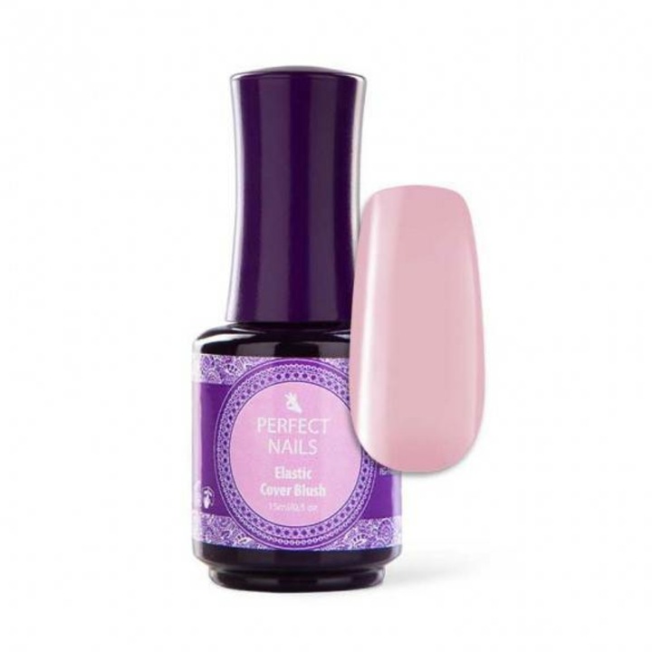 Perfect Nails Elastic Cover Blush 15ml - French Cover