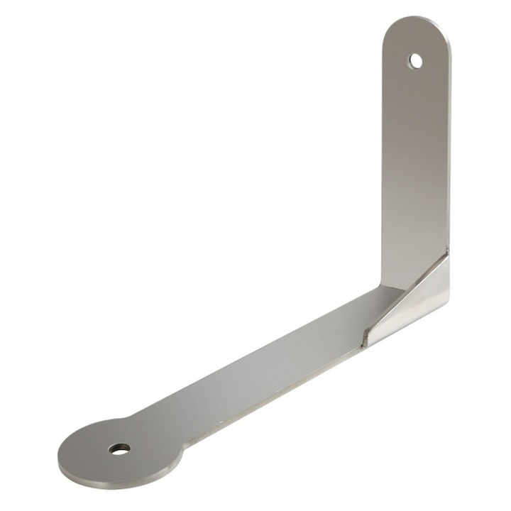 Suport antena metalica pentru camion, Lampa, Pentru Scania R, Otel inoxidabil, Argintiu