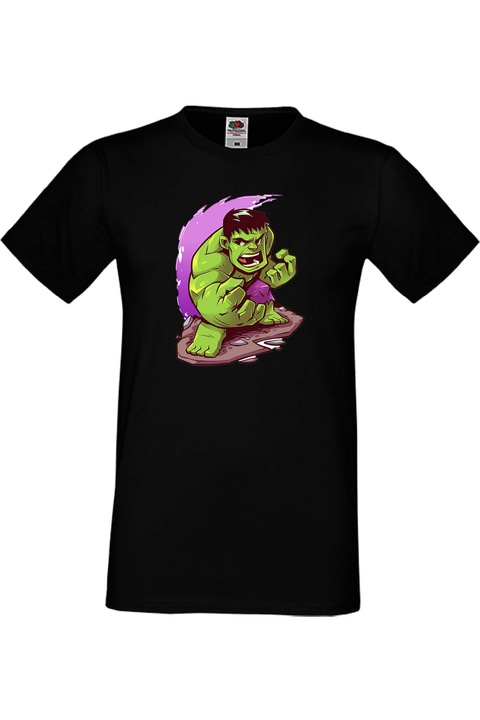 Férfi póló ajándék Marvel Отмъстителите Avengers Szuperhősök Super Heroes Hulk, Fekete