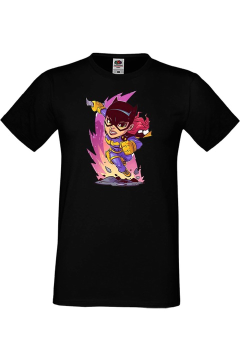 Férfi póló, ajándék Marvel DC Justice League Az Igazság Ligája Szuperhősök Super Heroes Batgirl, Fekete