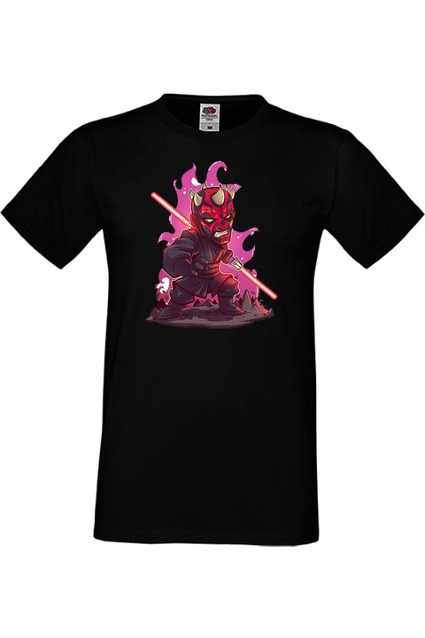 Férfi póló Ajándék Star Wars Csillagok háborúja Jedik Disney Darth Maul, Fekete