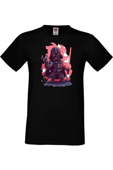 Férfi póló Ajándék Star Wars Csillagok háborúja Jedik Disney Darth Vader, Fekete