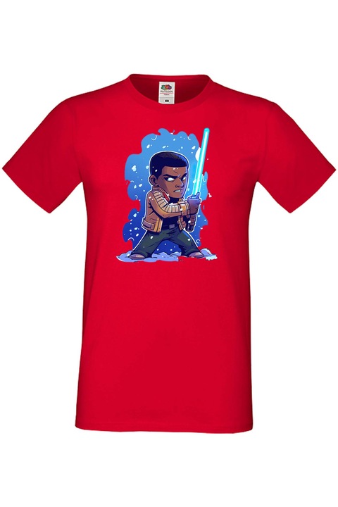 Férfi póló Ajándék Star Wars Csillagok háborúja Jedik Disney Fin, Piros