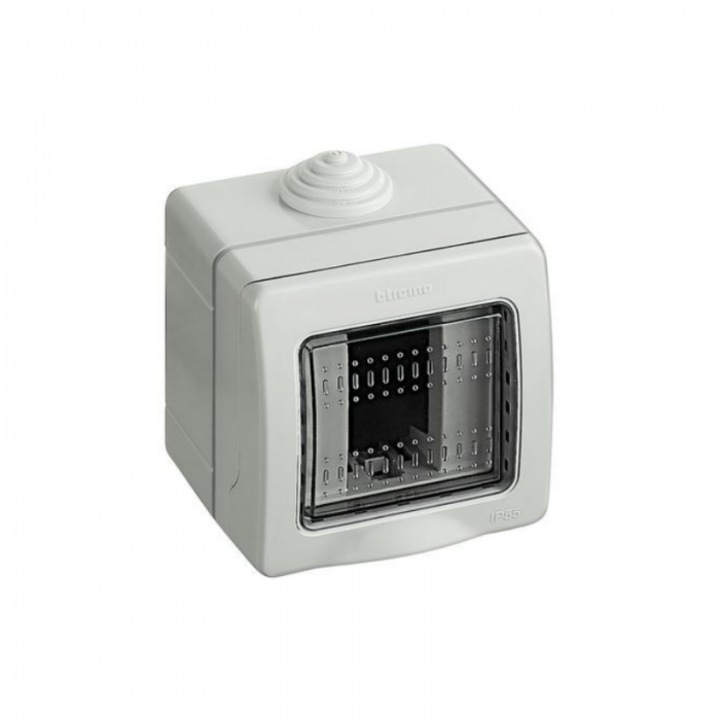 Doza cadrul aplicata, 1 modul, 76x76x65 mm, IP55, Matix