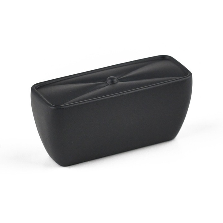 Buton pentru mobila Alan, finisaj negru mat CB, 32 mm