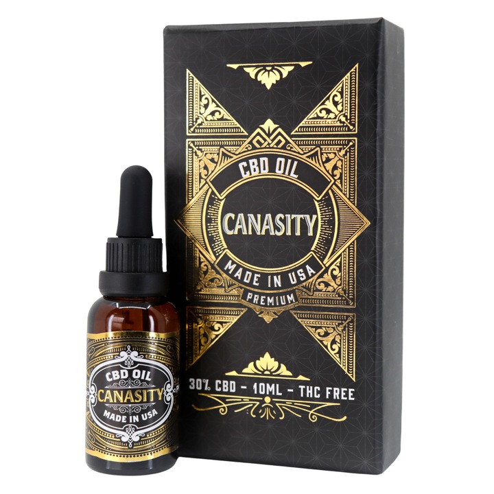 Ulei de Canabis CBD 30%, 3000mg, Canasity, 10ml, Premium, Organic