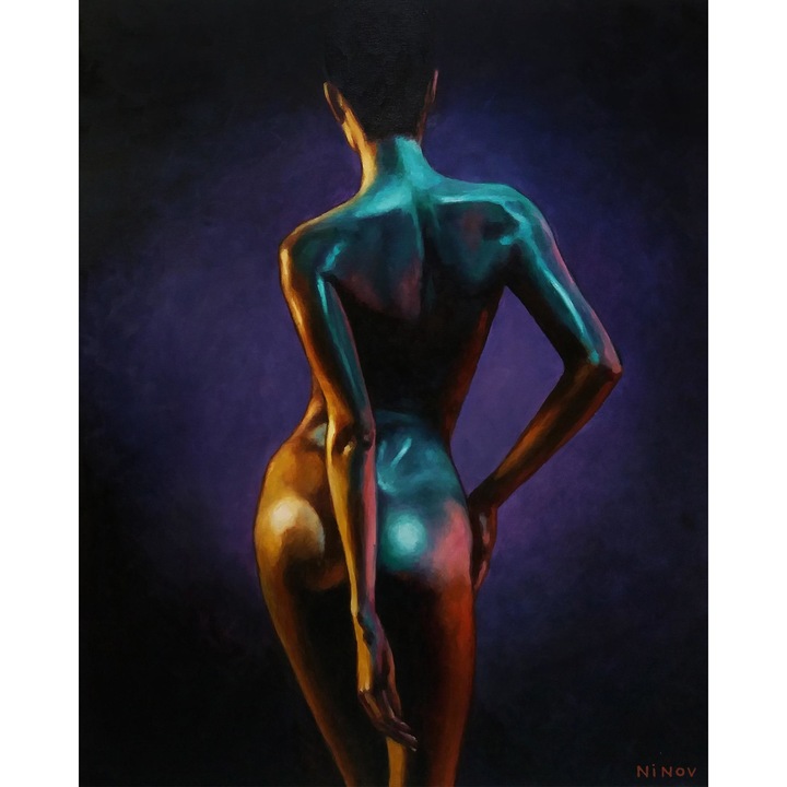 Рисуване по номера ITA ART, Експлозия на цветовете, 40х50см, Многоцветен