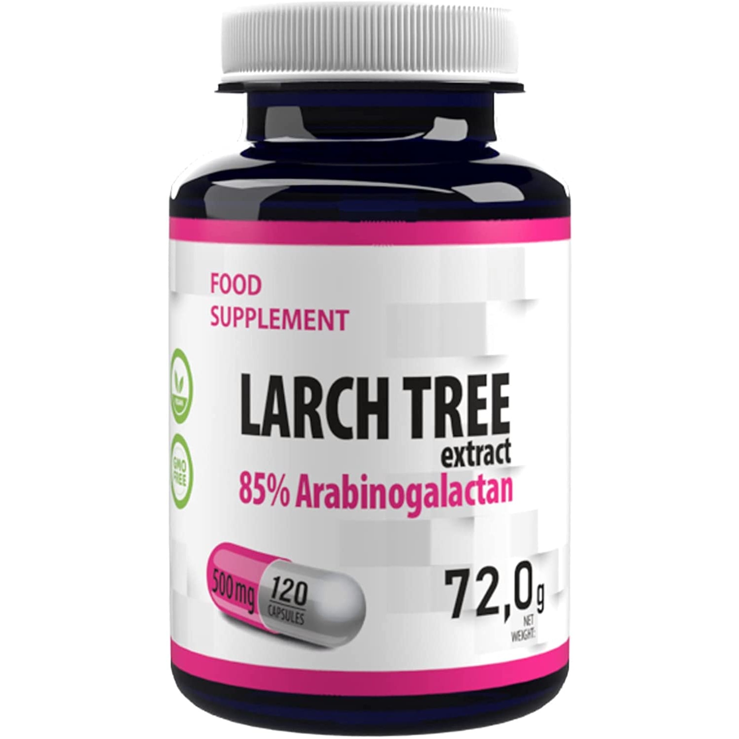 Arabinogalactan (Larch Tree Extract) 500mg 120 Vegan Capsule eMAG.ro