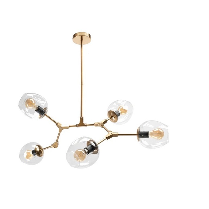 Лампа Rea Toolight APP506-5C, Златиста