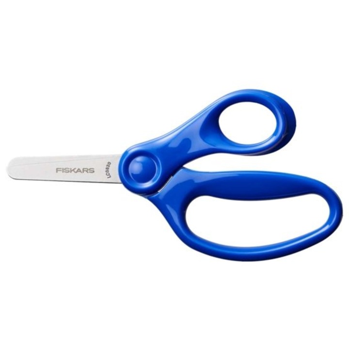 Foarfeca pentru copii Fiskars Blunt tip, 13 cm - albastru