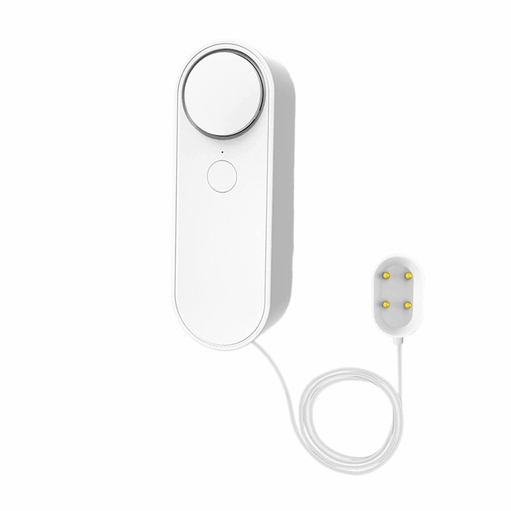 Senzor, detector Tuya de inundatie sau umplere a cazii inteligent, cu alarma, protectie la depasirea nivelului, Smart Home