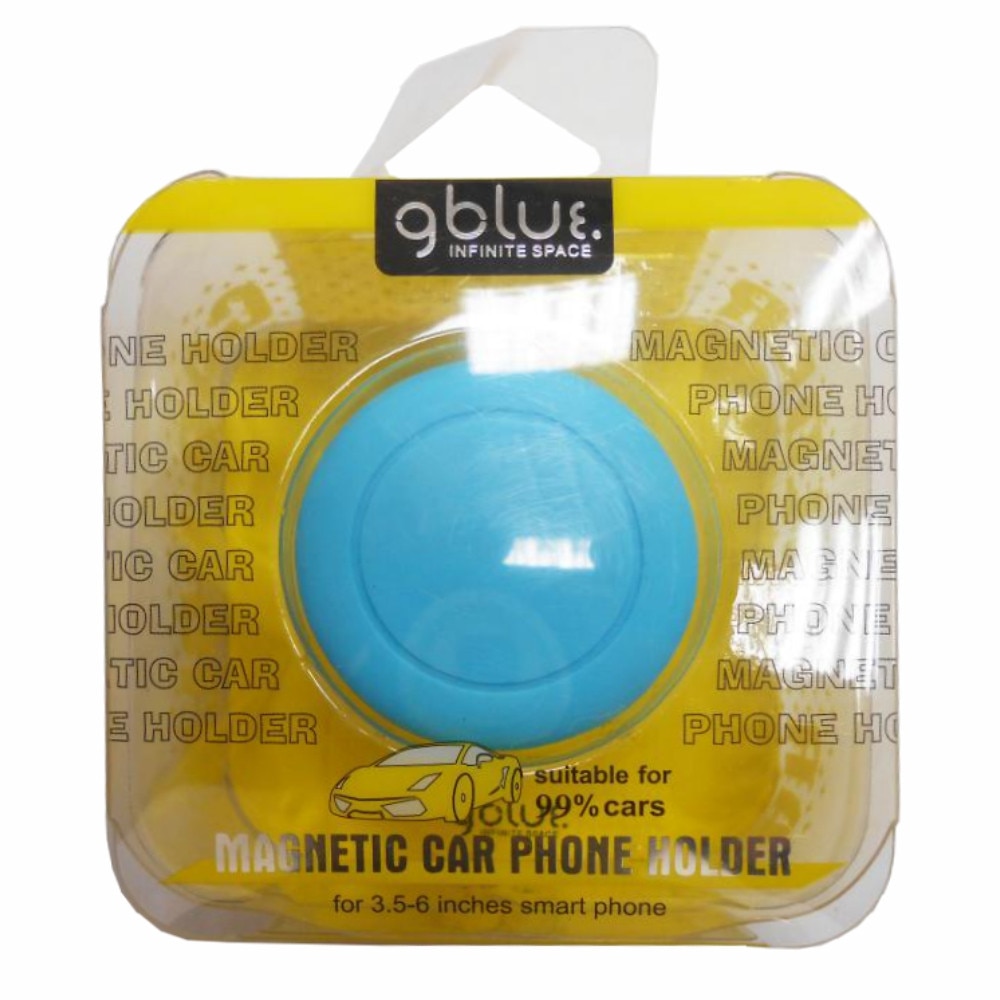 Suport auto magnetic pentru ventilatie Gblue EX1, bleu