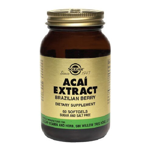 Acai Extract, 60 capsule, Solgar
