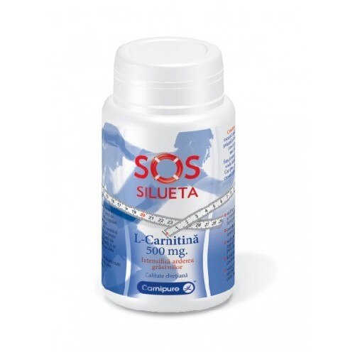 L-carnitina SOS Silueta, 500 mg, 60 capsule, Rotta Natura