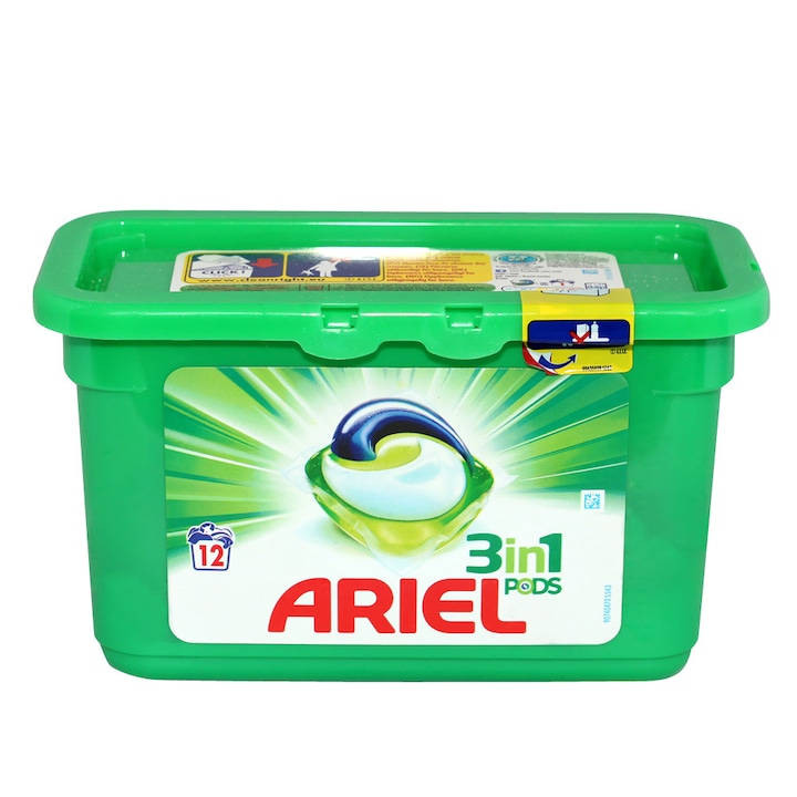 Ariel capsule 3 in 1 pods - regular- 12 pcs