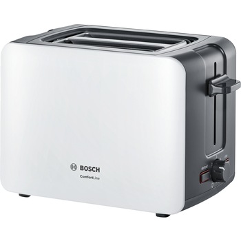 Prajitor de paine Bosch TAT6A111, 1090w, 2 felii de paine, Alb Prajitor de paine Bosch TAT6A111, 1090w, 2 felii de paine, Alb