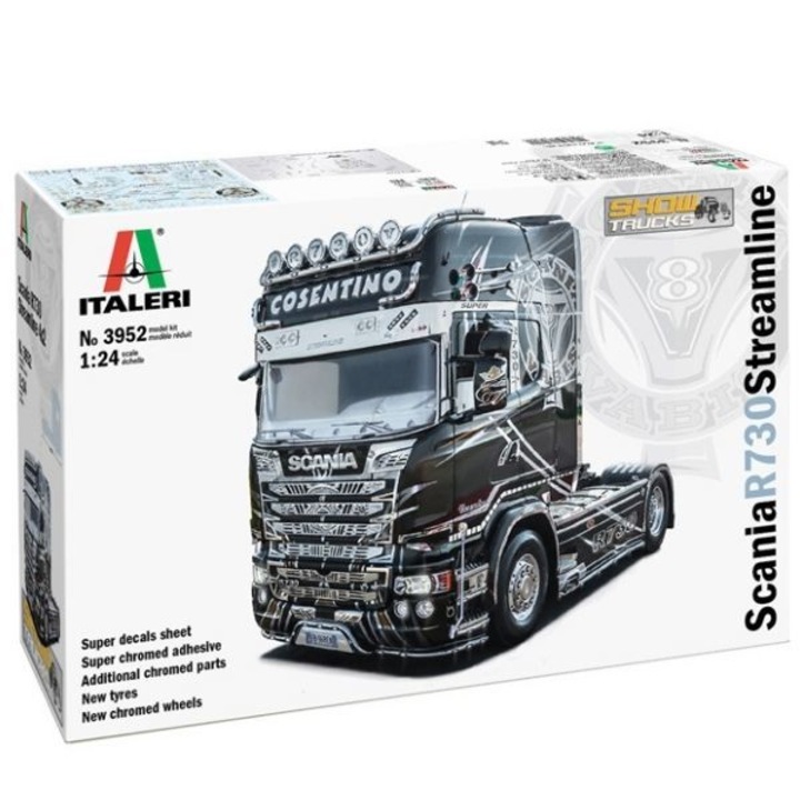 Italeri: 3952 Scania R730 Streamline 4x2 kamion makett, 1:24