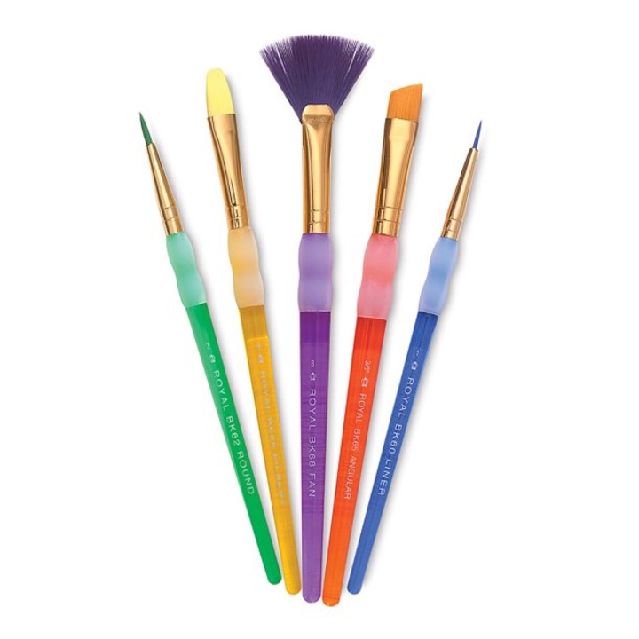 Set 5 pensule pentru copii, Royal Brush, BK683
