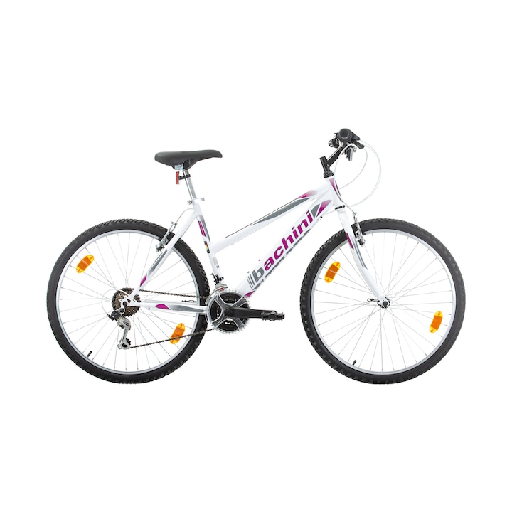 Bachini 6ST SENSE Mountain Bike, 26", fehér/rózsaszín