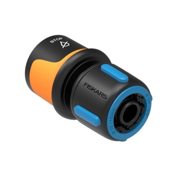 Fiskars tömlő gyorscsatlakozó, 13-15 mm (1/2-5/8”) Stop (1027079)