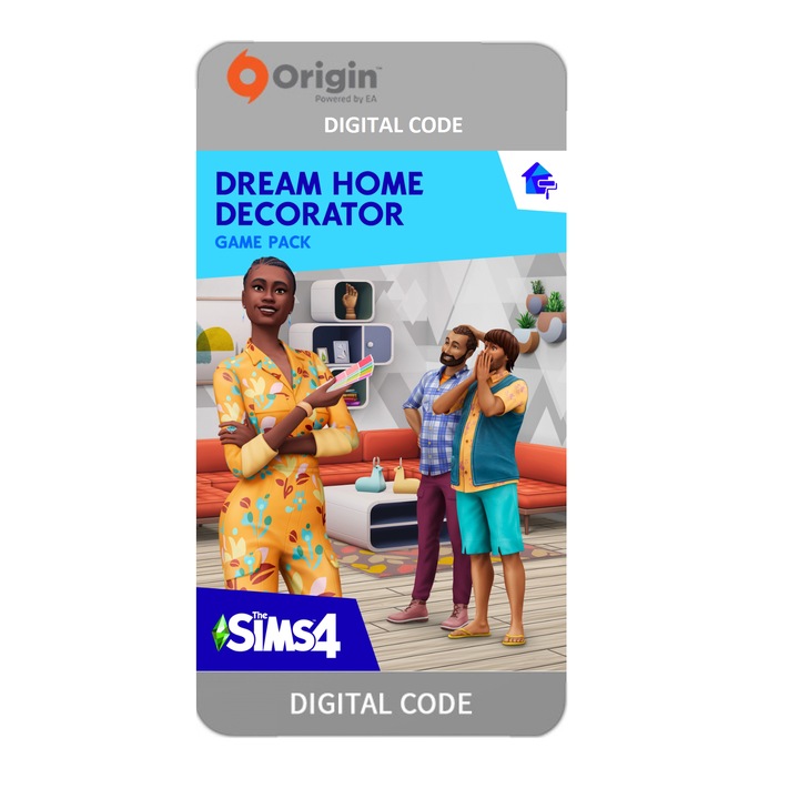 DLC играта The SIMS 4 Dream Home Decorator за PC, код за активиране на Origin