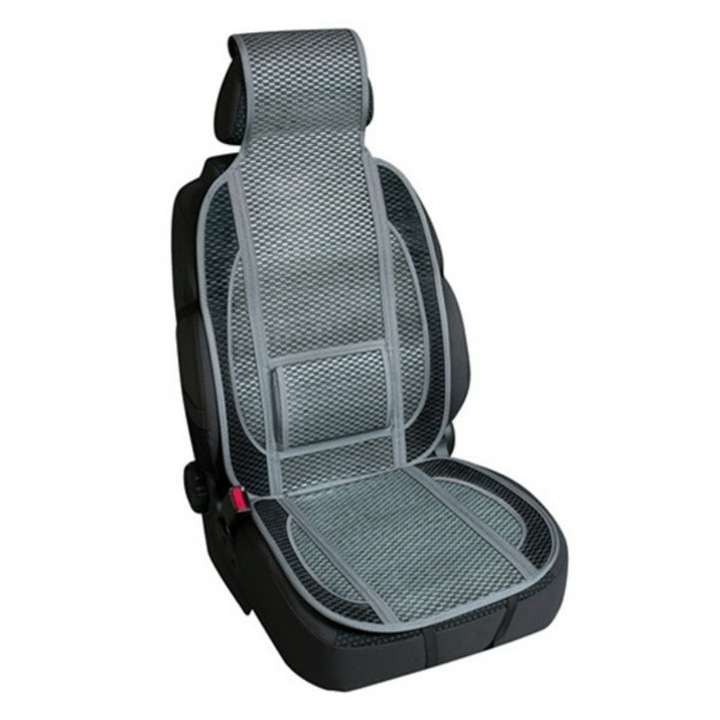 Husa pentru scaun, Lampa, Bambus, Gri/Negru