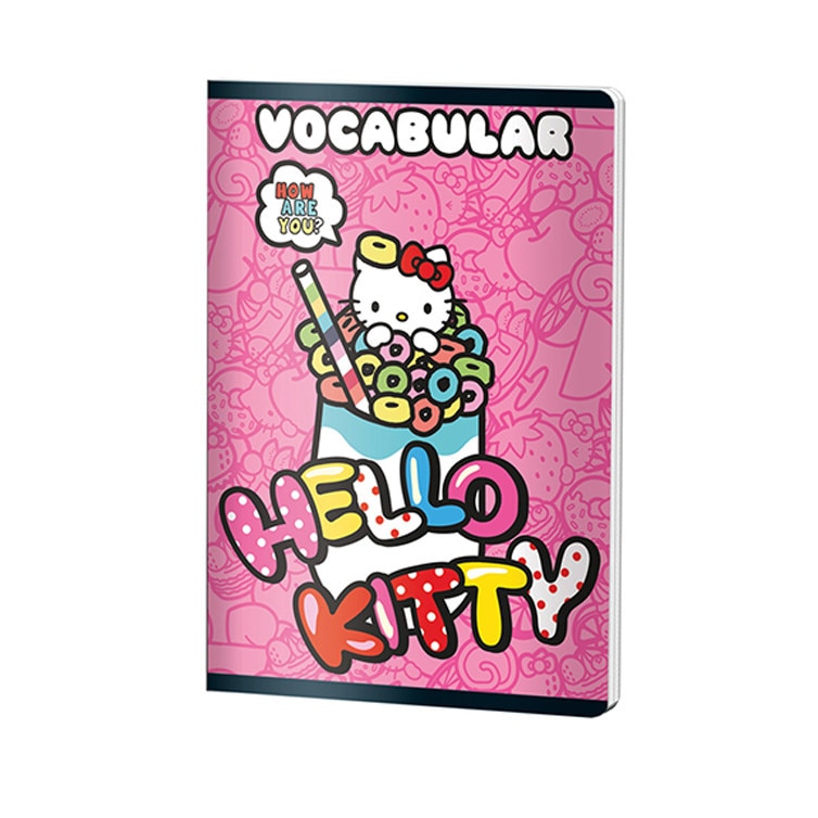 Caiet Vocabular, 24 file Coperta Hello Kitty Pigna 
