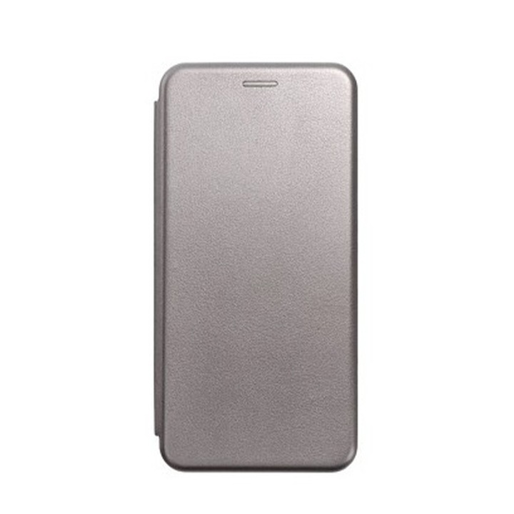 Husa de protectie Tip carte pentru Xiaomi Redmi 9T, Suport card, Stand, Inchidere Magnetica, Proficient Protection, Gri