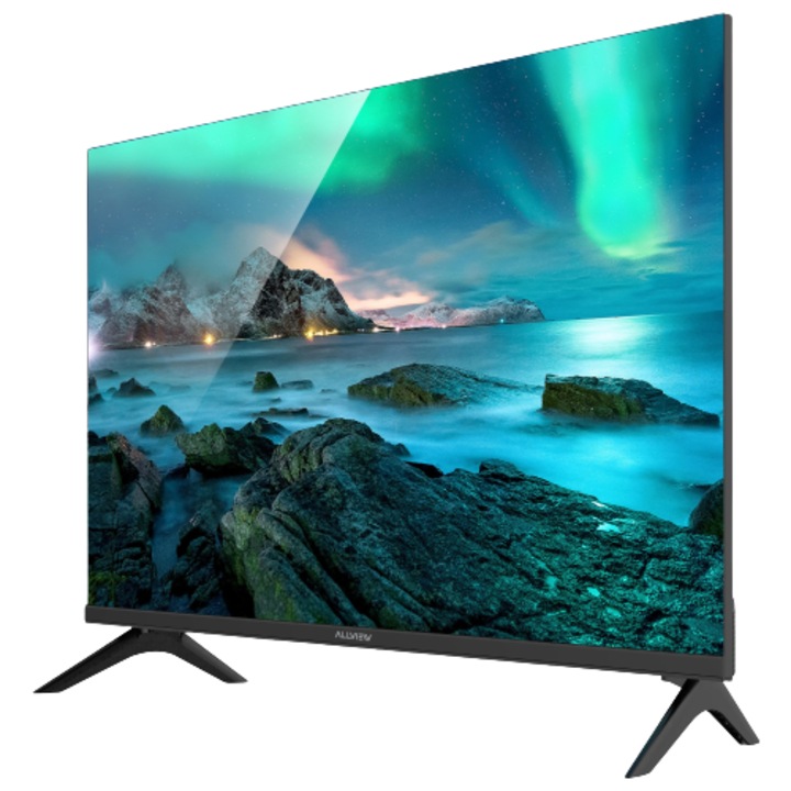Televizor LED Allview, diagonala de 81 cm, rezolutie HD, player media integrat, 2 porturi HDMI 1.4, 1 port USB 2.0, Stereo, Dolby Audio, functie TimeShift, negru