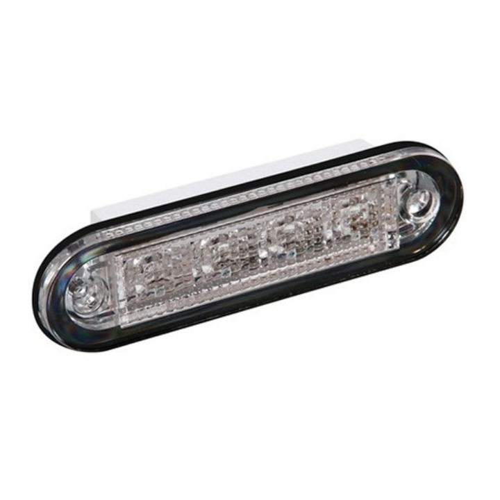 Lumina LED camion, Lampa, 12 / 24V, Cu 4 LED-uri, Lumina rosie