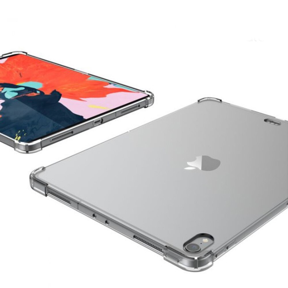 Husa pentru iPad Pro 12 2018 12.9'', Super Slim, Ultra Subtire, Flexibila, TPU, Transparenta