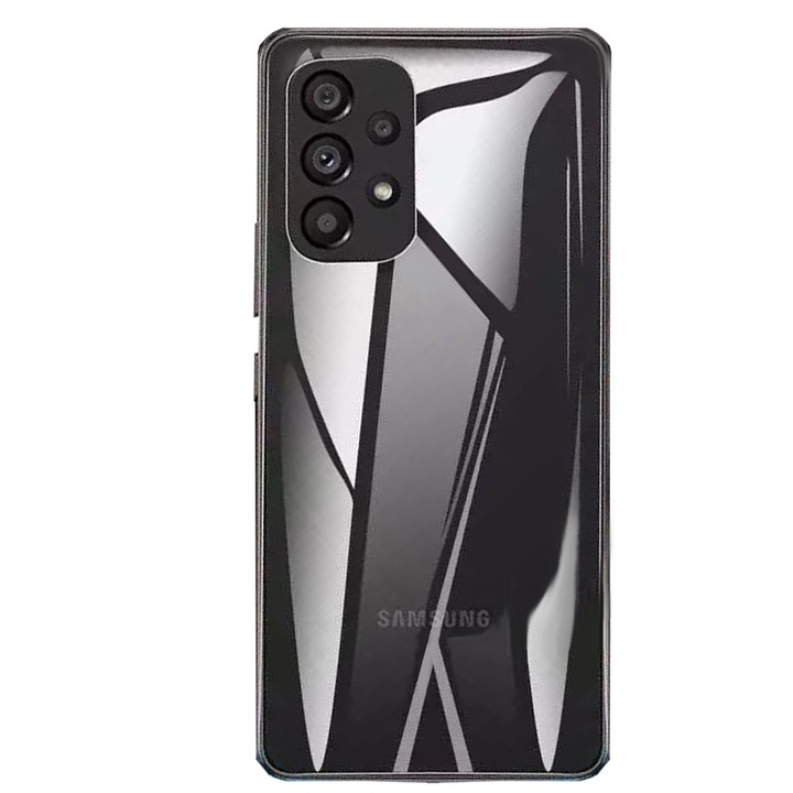 Folie Spate pentru Samsung Galaxy A73, Silicon Hydrogel Regenerabil, Flexible Hydro-Crystal, Optim Solution, Full Glue, Instalare usoara, Transparent, OPTIM SOLUTION