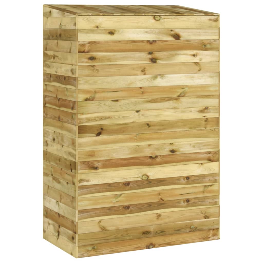 Scaun de plaja Strandkorb cu sertar 112x60x168cm lemn masiv pin, 112 x ...