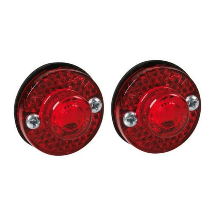 Set 2 lumini LED camion, Lampa, 24V, Rosu