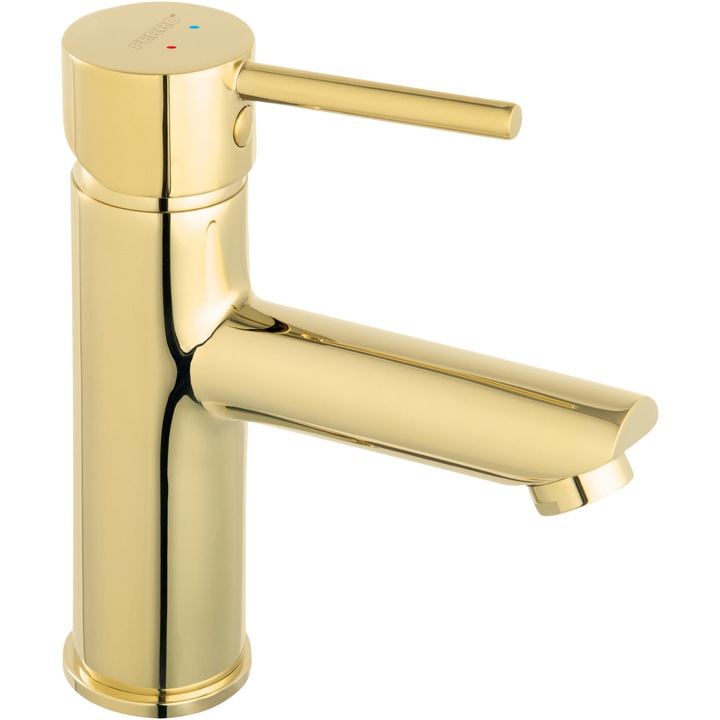 Смесител за умивалник Ferro Fiesta BFI2G, Керамичен патрон, Аератор, Златист